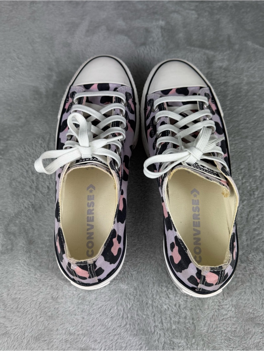 Converse Chuck Taylor All Star Leopard Platform Low Top - Picture 10 of 15